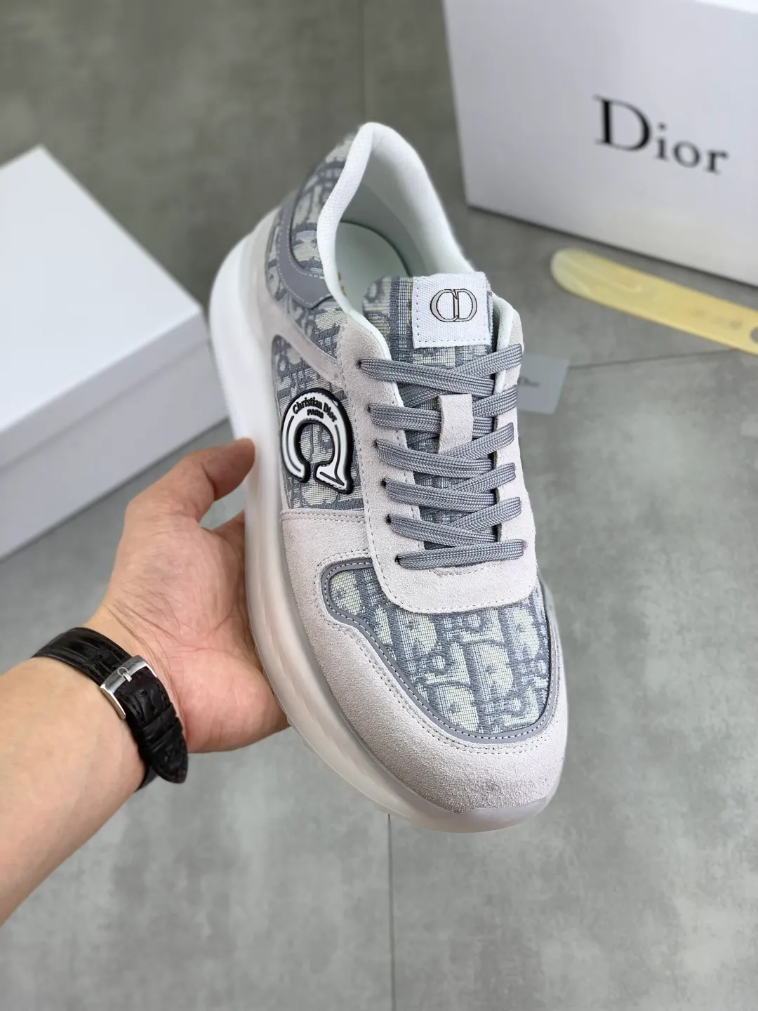 Men's Men's Shoes💰P440💰[New Style]🆘[Dior] 2025 Dior Original Lace-up Low-top Men's Shoes Classic casual shoes 🔥This model is the official classic model, with high quality and made by famous original designers. It is made of high-quality cowhide with original materials➕comfortable and breathable mesh lining➕pigskin insole. The perfect last shape and generous and fashionable design have attracted many consumers and are suitable for drivers to drive🚗. What you want is the highest quality in the market. Color: multi-color. Code number: 38--44 (45 customized)